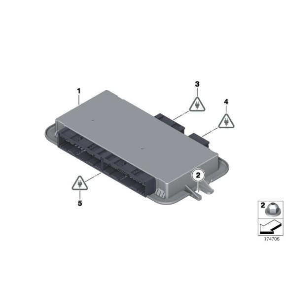 Moduł FRM BMW F01 F02 F06 F07 F10 F11 F12 F13 F25 F26 X3 X4  - 61356992947