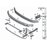 51647318491 Mocowanie zbiornika płynu do spryskiwaczy BMW F39 X2 F40 F45 F46 F48 X1 MINI F54 F55 F56 F57 F60 - 51647318491 - Części oryginalne BMW Łódź | Sklep internetowy BMW