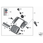 77528529421 Mocowanie zacisków nawigatora BMW K71 K73 F800GT F800R - 77528529421 - Części oryginalne BMW Łódź | Sklep internetowy BMW