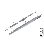 51777320209 Mocowanie wspornik lewy listwy progowej BMW F36 418 420 425 428 430 435 440 - 51777320209 - Części oryginalne BMW Łódź | Sklep internetowy BMW