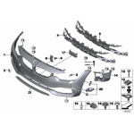 51117294655 Mocowanie halogenu lewe BMW F32 F33 F36 418 420 425 430 435 440 - 51117294655 - Części oryginalne BMW Łódź | Sklep internetowy BMW