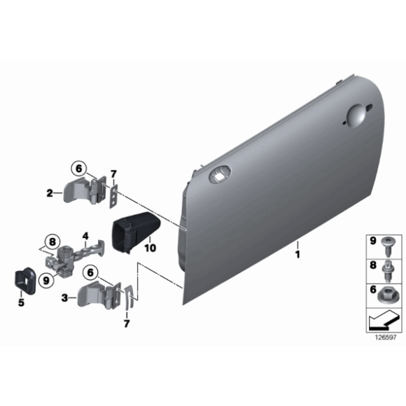 51217176811 Ogranicznik drzwi MINI R50 R52 R53 R55 R56 R57 R58 R59 - 51217176811 - Części oryginalne BMW Łódź | Sklep internetowy BMW