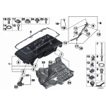 Miska olejowa BMW F10 F11 F01N F02N 750dX M550dX - 11138518716
