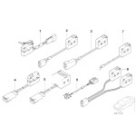 Mikroprzełącznik zamka drzwi BMW E38 E39 725 728 730 735 740 750 520 523 525 528 530 535 540 M5 - 61318360878