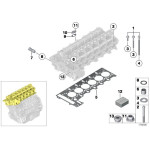 Śruby głowicy BMW E60 E61 E63 E65 E87 E90 F01 F10 X1 X3 X5 2,3i 2,5i 2,8i 3,0i - 11127548799