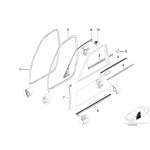 Zaczep BMW E38 E39 E46 E52 MINI R50 R53 - 51218213615