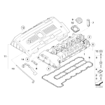 11127565286 Uszczelka pokrywy BMW X6 E90 E91 E92 E88 E82 F01 135 335 1M 740i - 11127565286 - Części oryginalne BMW Łódź | Sklep internetowy BMW