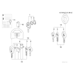 Bateria kluczyka BMW E30 E31 E32 E34 E36 E38 E39 E46 E53 E83 Z3 X3 X5 - 51218354417