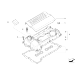 Śruba z kołnierzem BMW E46 E81 E83 E85 E87 E90 E91 X3 Z4 - 11127568294