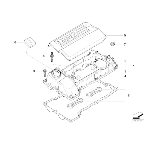 Śruba z kołnierzem BMW E46 E81 E83 E85 E87 E90 E91 X3 Z4 - 11127568294