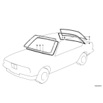 Listwa ozdobna BMW E21 315i 316i 318i 320i 323i M10 M20 - 51311835890