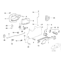 51228219024 Osłona wewnętrzna prawej klamki BMW E36 - 51228219024 - Części oryginalne BMW Łódź | Sklep internetowy BMW