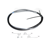 Linka hamulca ręcznego prawa BMW E39 520d 520i 523i 525d 525i 528i 530i 530d 535i 540i M5 - 34401166237