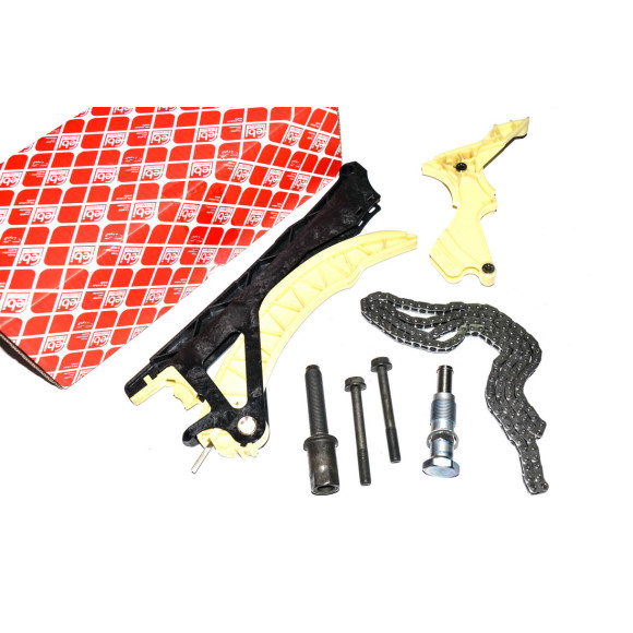 Łańcuch rozrządu szyny śruby zestaw BMW E46 E87 E90 E60 X1 1,6 1,8 2,0 N46 - 11311439854