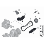 Łańcuch rozrządu BMW E60N E70 E81 E87 E90 F01 F07 F10 F12 F15 F20 F30 F48 G11 MINI - 13528575471