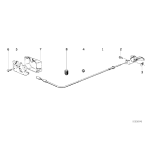 51231884281 Mechanizm otwierania linka pokrywy silnika BMW E30 316 318 320 323 325 324 - 51231884281 - Części oryginalne BMW Łódź | Sklep internetowy BMW