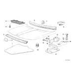 Uszczelka maski BMW E21 315 316 318 320 323 - 51231900492