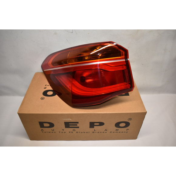 Lampa tył lewa zespolona na błotniku BMW F48 X1 16d 18d 18dX 18i 20dX 20d 20i 25iX - 63217488545