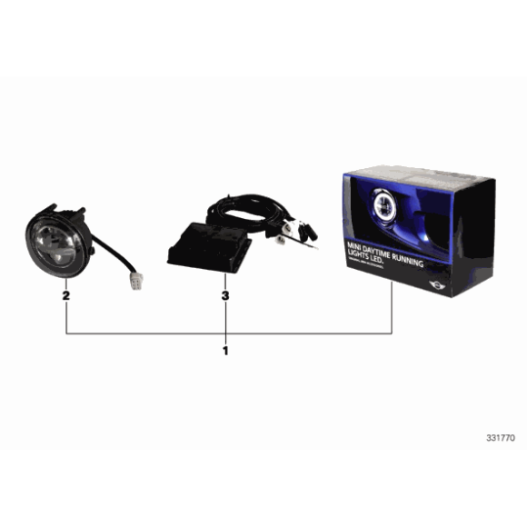 63122348832 Lampa LED TFL do jazdy dziennej MINI R55 R56 R57 R58 R60 R61 - 63122348832 - Części oryginalne BMW Łódź | Sklep internetowy BMW