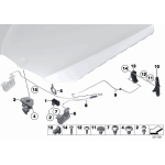 51237058117 Uchwyt dźwignia otwierania maski BMW E81 E84 X1 E87 E88 E90 E91 E92 E93 F06 F12 F13 - 51237058117 - Części oryginalne BMW Łódź | Sklep internetowy BMW