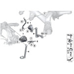 Łącznik czujnik zasięgu świateł tył BMW F20N F34 F34N F36 - 37146852017