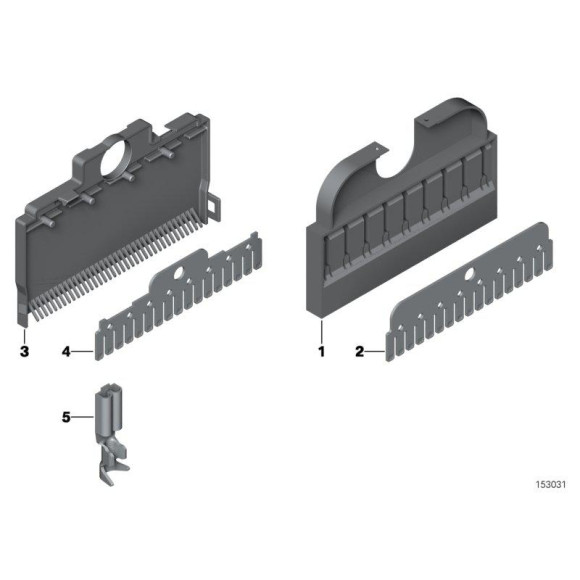 Łącznik grzebieniowy BMW E81 E82 E87 E90 F01 F02 F04 F06 F10 F13 F15 MINI  - 61136825781
