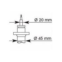 AMORTYZATOR BMW P. 3 (E30) 1.6-2.4D 09.82-12.90 LE/PR