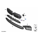 Kratka ozdobna lewa BMW F85 X5 M SAV - 51118056323