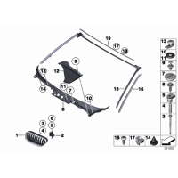 Atrapa nerka prawa BMW F06 F12 F13 640i 640d 640iX 640dX - 51137211922