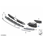 Kratka boczna otwarta lewa z PDC BMW G01 X3 18d 20dX 20iX 25dX 30dX M40dX - 51117399903