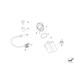 Kostka stacyjki BMW E39 E38 E46 X3 Z4 520 523 528 530 540 728 730 740 750 316 320 330 - 61326901961