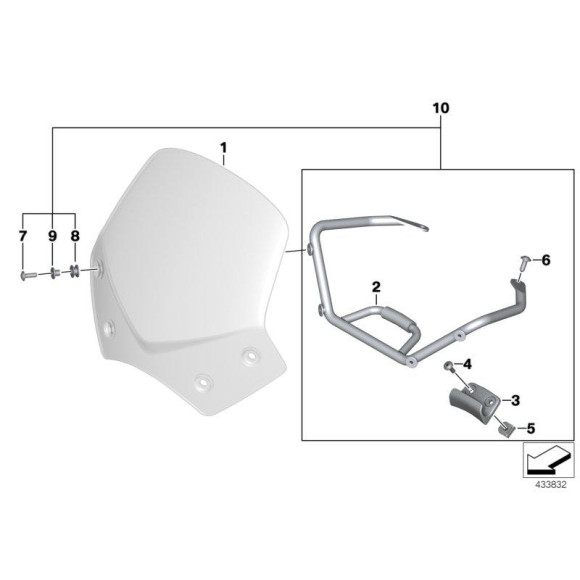 Końcówka gumowa BMW K02 K17 K21 K22 K23 K25 K255 K26 K27 K32 K49 K51 K52 K53 K54 K73 K75 K80 - 46638555101