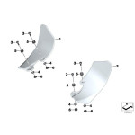 Końcówka gumowa BMW K02 K17 K21 K22 K23 K25 K255 K26 K27 K32 K49 K51 K52 K53 K54 K73 K75 K80 - 46638555101