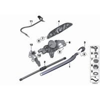 Ramię wycieraczki szyby tył BMW F11 520d 520i 525d 528i 530d 530i 535i 550i M550dX - 61627207042