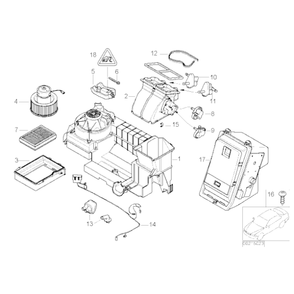 Regulator dmuchawy BMW E65 E66 730d 730i 735i 740d 740i 745d 745i 750i 760i - 64116934390