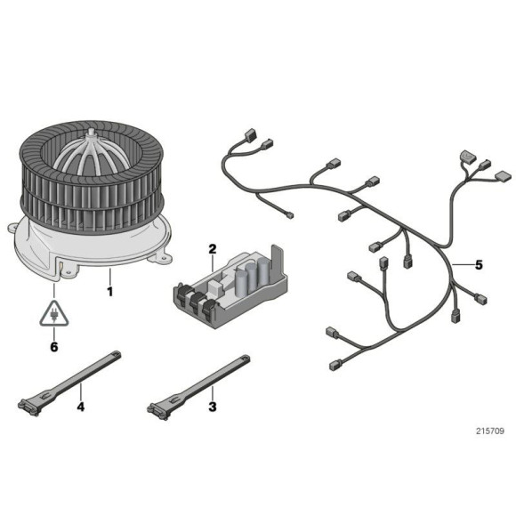 Regulator dmuchawy BMW E65 E66 730d 730i 735i 740d 740i 745d 745i 750i 760i - 64116934390