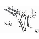 Komplet napinacza łańcucha BMW K70 K71 K72 K73 K75 F700 F800 GS GT ST S R - 11318531009