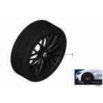 Koło zimowe DOUBLE SPOKE 18`` 405M czarny mat BMW F30 F31 F32 F33 F36 - 36112289748