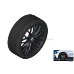 Koło zimowe DOUBLE SPOKE 18`` 405M czarny mat BMW F30 F31 F32 F33 F36 - 36112289748