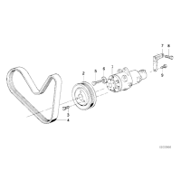 Pasek micro BMW E31 E32 850Ci 850CSi 750i 750iL M70 - 11281736719