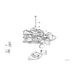 Kołnierz mocowanie gaźnika BMW E21 E30 315 316 M10 - 13111269599