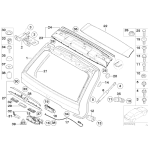 51248402405 Siłownik amortyzator pokrywy tył BMW E53 X5 3,0i 3,0d 4,4i 4,6is 4,8is - 51248402405 - Części oryginalne BMW Łódź | Sklep internetowy BMW