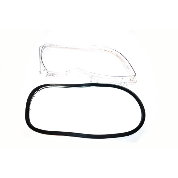 Klosz reflektora przód prawy BMW E46 sedan touring z uszczelką 316 318 320 323 325 328 330 - 63126924044