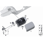 Końcówka gumowa wlewu paliwa BMW E60 E61 E70 E71 E81 E87 E90 E91 F01 F07 F10 F11 MINI R55 R56 R57 R59 R60 - 51257075026
