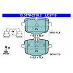 Klocki hamulcowe tył BMW G01 G02 G05 G06 G07 G11 G12 G14 G16 G30 G31 G32 - 34216867175