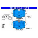 Klocki hamulcowe tył BMW F06 F10 F11 F13 640 650 518 520 525 530 535 550 - 34216775346