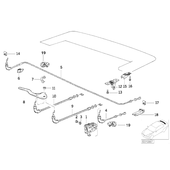Cięgno prawe BMW E36 318i 320i 323i 325i 328i M3 - 51258164856