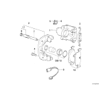 Klocki hamulcowe przód E39 E38 X5 BMW - 34116761252