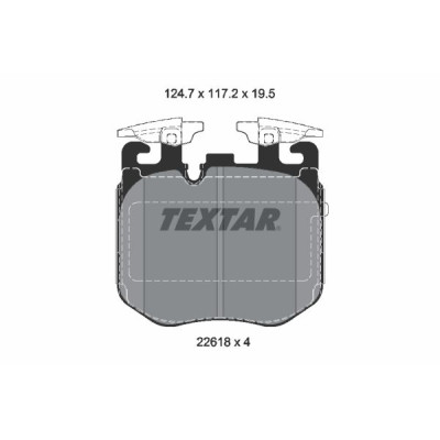 Klocki hamulcowe przód BMW G11 G12 G05 G14 G15 F20 G21 G30 G31 G32 - 34106888459