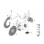 Klocki hamulcowe przód BMW G01 G02 X3 X4 G30 G31 518 520 525 18d 20i 20d 30i - 34106884492